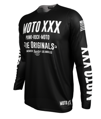 Moto XXX Jersey Black/White